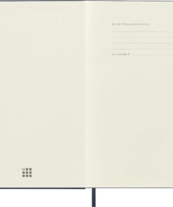 Moleskine Classic Notebook, Large, Plain, Sapphire Blue, Hard Cover (5 x 8.25) 9 51vFDAwqCqL
