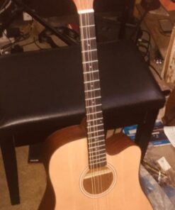 Donner Acoustic Guitar Kit for Beginner Adult Teen Full Size Cutaway Acustica Guitarra Starter Bundle Set with Bag Strap Tuner Capo Pickguard Pick, Right Hand 41 Inch Natural, DAG-1C/DAD-110C 51 51vIv4ORD9L