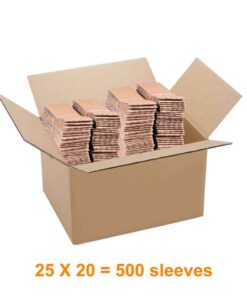 SPRINGPACK Coffee Sleeves - 500 count Disposable Corrugated Hot Cup Sleeves Jackets Holder - Kraft Paper Sleeves Protective Heat Insulation Drinks Insulated Fits 12,16,20,22,24 oz Coffee Cups Brown 16 51vKdJgAKgL
