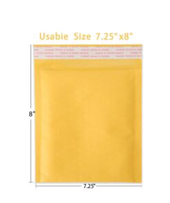 Alternative view of Kraft CD Air Bubble Padded Mailers 7.25" X 8", 100 ct.