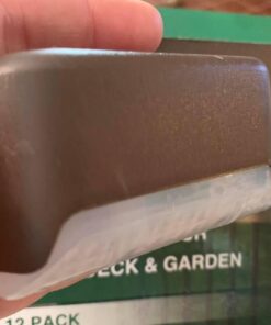 GIGALUMI 12 Pcs Solar Deck Lights, Bronze Finished Waterproof Led Solar Lamp for Outdoor Pathway, Yard, Patio, Stairs, Step and Fences. (Warm White) Warm White 42 51vTldv0GjL