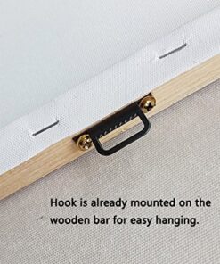 Wieco Art The Cloud Tree Wall Art Oil PaintingS Giclee Landscape Canvas Prints for Home Decorations, 3 Panels 12x16inchx3pcs (30x40cmx3pcs) 26 51vTw192NyL