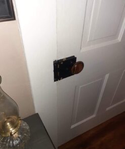 A29 Porcelain Rim Lock Knob Set, Swirl Brown Color, Black Powder Coat Stem Brown Swirl 17 51vXsDmUzL