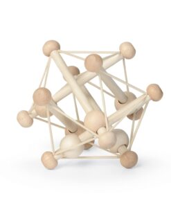 Alternative view of Manhattan Toy Skwish Natural Rattle and Teether Grasping Activity Toy