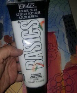 Liquitex BASICS Acrylic Paint, 250ml Tube, Titanium White, 8.45 Fl Oz (Pack of 1) 8.5-oz Tube 42 51vcwW9Zx5L
