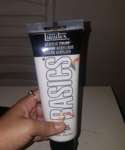 Liquitex BASICS Acrylic Paint, 250ml Tube, Titanium White, 8.45 Fl Oz (Pack of 1) 8.5-oz Tube 43 51vj50OjddL