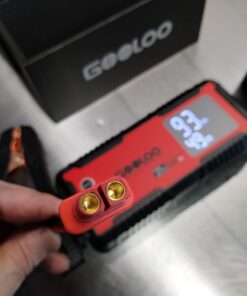 GOOLOO GT4000S Jump Starter 4000 Amp Car Starter 100W Two-Way Fast-Charging Portable Car Battery Charger Booster Pack for 10L Diesel and 12L Gas Engines, SuperSafe Lithium Jump Box for 12V Vehicles Red 64 51vjmPS5W7L