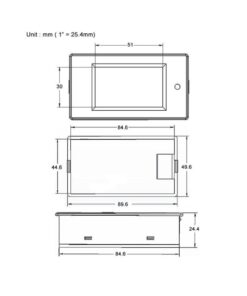 bayite DC 6.5-100V 0-100A LCD Display Digital Current Voltage Power Energy Meter Multimeter Ammeter Voltmeter with 100A Current Shunt 47 51vkT6VFduL
