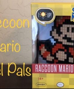 PDP Pixel Pals Nintendo Super Mario Bros 3 Raccoon Mario Collectible Lighted Figure, 878-032-NA-TNM 12 51voSCg IL