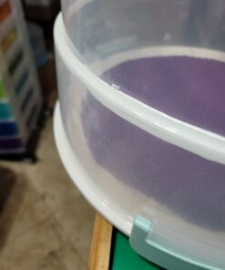 Sweet Creations 3 Tier, Collapsible Cupcake and Cakepop Display Carrier with Handel, White 40 51w H7 tJjL