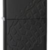 Zippo Armor Deep Carve Lighters Black Matte