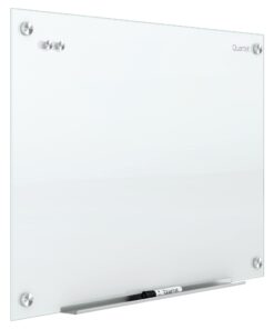 Quartet Magnetic Glass Dry Erase White Board, 3' x 2' Whiteboard, Infinity Frameless Mounting, White Surface (G3624W) 3' x 2' 22 51wBpPbhMLL