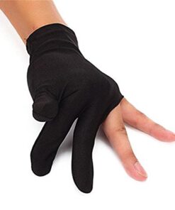 Alternative view of MXXGMYJ MagicW 3 Fingers Billiards Glove Snooker Cue Shooters Gloves Cuetec Billiard Glove Pool Accessory Billiard Cue 1pair