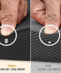 Yes4All Extra Large Foam Balance Pad, Non-Slip Foam Mat for Yoga & Balance Strength Training, Knee Pad for Physical Therapy A'.Black - L - 15,5" x 13" x 2" 17 51wI8y7nGAL