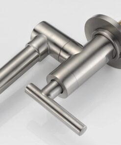 SUMERAIN Pot Filler Faucet Wall Mount,Brushed Nickel Finish and Dual Swing Joints Design Brushed Nickel 21 51wN9IY5zdS