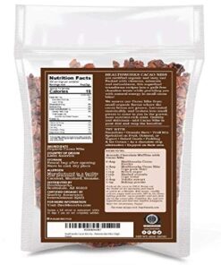 Healthworks Cacao Nibs Raw Organic (32 Ounces / 2 Pound) | Criollo Bean | Unsweetened Chocolate Substitute | Certified Organic | Keto, Vegan & Non-GMO | Antioxidant 32 oz/2 Pound 9 51wYez55CEL