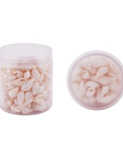 PandaHall Elite About 130-150 Pcs Tiny Sea Shell Ocean Beach Spiral Seashells Craft Charms Length 19-21mm Candle Making, Home Decoration, Beach Theme Party Wedding Decor, Fish Tank Vase Fille 130pcs 10 51wdG8jPejL