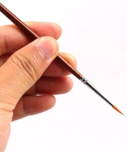 Fine Detail Paint Brush Set - 7 Pieces Miniature Brushes for Watercolor, Acrylic Painting, Models, Airplane Kits 13 51wfTTVoeaL