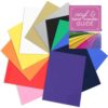 SISER EasyWeed Heat Transfer Vinyl Sample Pack, 12 Inch x 15 Inch Top 12-Color Assorted BUNDLE with Application Guide 3 51wg0XTVLML