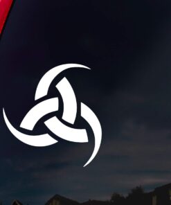 SoCoolDesign Odin-Triple-Horn Car Truck Laptop Sticker Decal 4" Diameter