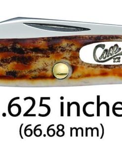 Alternative view of Case WR XX Pocket Knife Indian Sambar Stag Pen Item #088 - (5233 SS) - Length Closed: 2 5/8 Inches