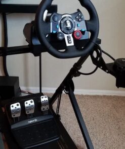 Logitech G29 Driving Force Racing Wheel and Floor Pedals, Real Force Feedback, Stainless Steel Paddle Shifters, Leather Steering Wheel Cover for PS5, PS4, PC, Mac - Black 29 51wpLLp9iZL