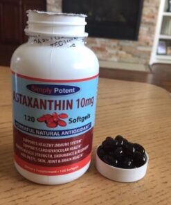 Astaxanthin 10mg 120 Softgels, Almost Like Astaxanthin 12mg or 3 x Astaxanthin 4mg Gelcaps, Natural Astaxanthin Antioxidant Gel Cap Supplement Supports Joint Heart Brain Skin Eye & Fatigue Recovery 14 51x57sHQ4hL