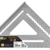 Johnson Level & Tool RAS-120 Aluminum Rafter Square w/Manual, 12", Silver, 1 Square 50 51x6CA JpkL