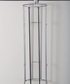 Rubbermaid Garage FastTrack Vertical Ball Rack, Satin Nickel, Wall Mounted Storage System, Holds up to 50 pounds, for Home/Garage 30 51x6PZDVTdL