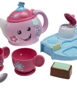Fisher-Price Laugh & Learn Toddler Learning Toy Sweet Manners Tea Set With Smart Stages For Pretend Play Ages 18+ Months Standard Packaging 23 51x82tRiaEL 1