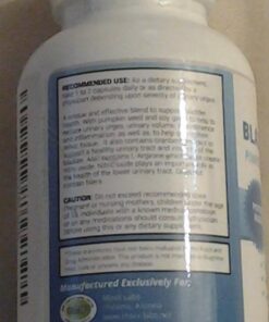 Bladder Control UTI Cranberry Supplement for Women & Men - Potent Blend of Pumpkin Seed oil, Cranberry Extract & Vitamin D3 - Urinary Tract Infection Treatment - Overactive Bladder Control - 60 Caps Bladder Control for Women 31 51xLRevd7IL