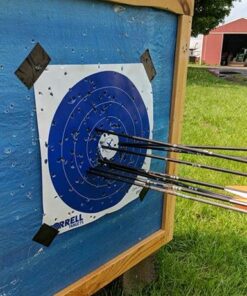 TIGER ARCHERY 30Inch Carbon Arrow Practice Hunting Arrows with Removable Tips for Compound & Recurve Bow(Pack of 12) Orange White 25 51xNwztEv2L