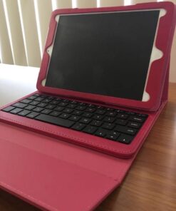 Alpatronix iPad Case with Keyboard, 9.7 inch KX130 Leather iPad Cover w/Detachable Wireless Bluetooth Keyboard Compatible w/Apple iPad 6 (2018), iPad 5 (2017), iPad Pro 9.7 & iPad Air 2/1 – Pink iPad 6/5, iPad Pro 9.7", iPad Air 2/1 (9.7-inch) 24 51xOgODDtvL