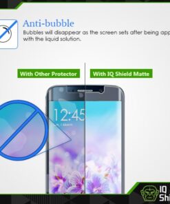 IQShield Matte Screen Protector Compatible with Samsung Galaxy S7 Anti-Glare Anti-Bubble TPU Film 29 51xOxIQo6dL 1