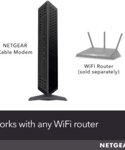 Alternative view of NETGEAR Cable Modem CM600 - Compatible with Cable Providers Including Xfinity by Comcast, Spectrum, Cox | for Cable Plans Up to 400 Mbps | DOCSIS 3.0 | 24x8