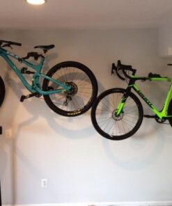 Ibera Bike Wall mount - Horizontal Indoor Bike Rack for 1 Bicycle I Bike rack garage - Keep you Bike Safe & Secure and save Space with Bike hangers for garage, bike hooks for garage wall, bike hanger Bike Hanger - 1 Pack 52 51xZ5D5vm8L