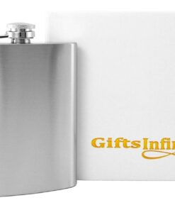 Gifts-Infinity 8 oz Hip Stainless Flask Set of 6 with Funnel 14 51xg1rhgi0L