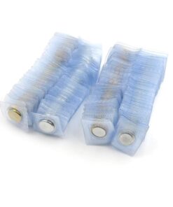 10 Sets Magnetic Snap 13mm 15mm 18mm 20mm Sew in PVC Hidden Purse Closure Fastener 18mm(3/4") 10 51xiyw x5qL