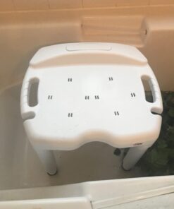 Carex Universal Bath Seat and Shower Chair - Bath Chair Supports Up To 400 Pounds - Adjustable Height Shower Bench, Plastic Stool For Shower, Shower Seat 50 51xl3rubG8L