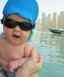 Baby Banz Sunglasses Infant Sun Protection – Ages 0-2 Years – The Best Sunglasses for Babies & Toddlers Midnight Black 30 51xrC30CJUL