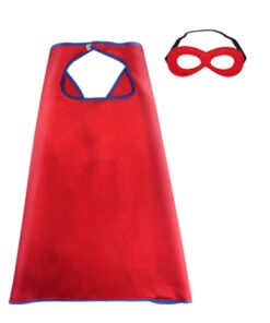 D.Q.Z Superhero-Capes and Masks for Kids Bulk 16 Sets Boys Girls Super Hero-Costumes-Toys Halloween Dress Up Party Favors (Multicolor) Multicolor 10 51xrGOeV6eL