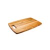 Teak Cutting Board - Rounded Rectangle Chopping Board With Centered Handle (18 x 12 x .75 in.) - By Teakhaus 61 51xsiq1WRL