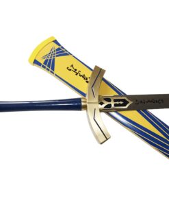 Yongli Sword Fate Stay Night Fate Grand Order Saber Japanese Anime Game Cosplay Replica Steel Sword Excalibur Sword in The Stone Yellow 8 51xwHgBikcL