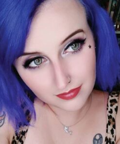 MANIC PANIC Lie Locks Hair Dye – Classic High Voltage - Semi Permanent Hair Color - Cool Medium Indigo Blue Shade - Vegan, PPD & Ammonia-Free - For Coloring Hair on Men & Women 30 51xy0wTndYL 1