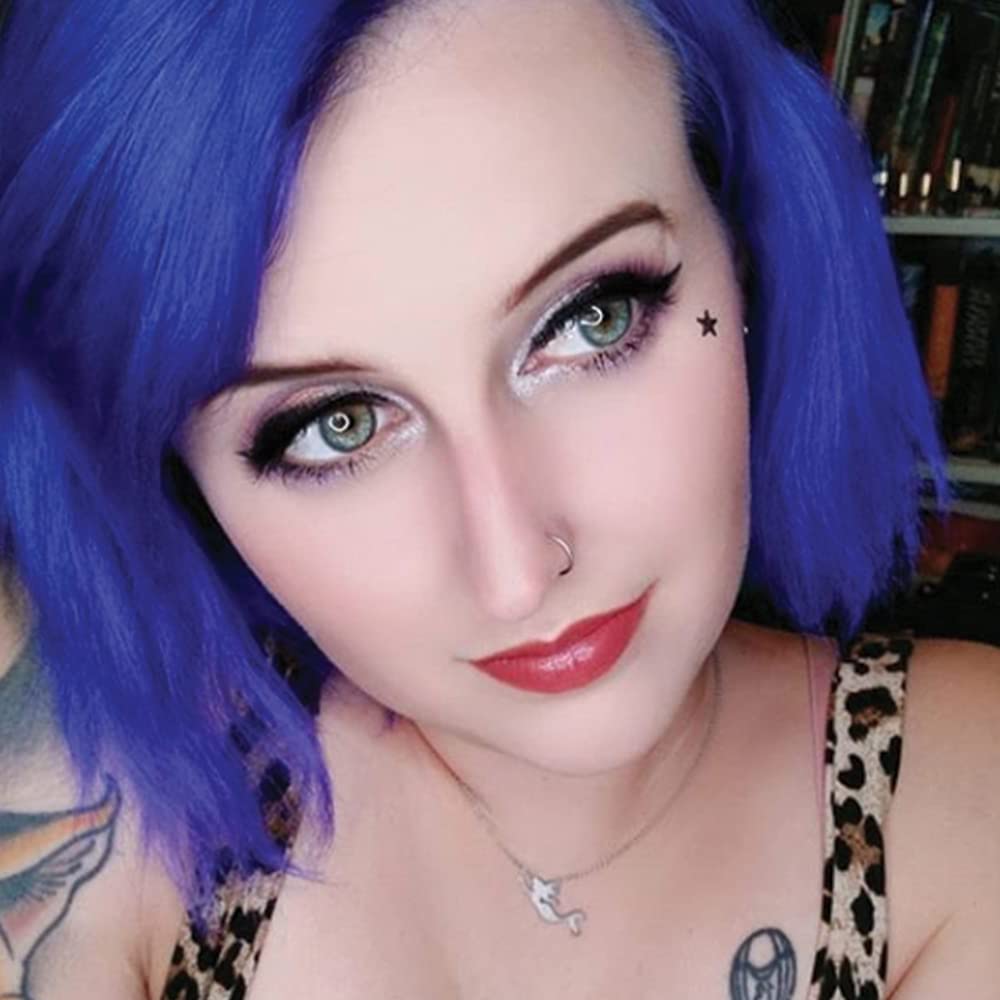 MANIC PANIC Lie Locks Hair Dye – Classic High Voltage - Semi Permanent Hair Color - Cool Medium Indigo Blue Shade - Vegan, PPD & Ammonia-Free - For Coloring Hair on Men & Women 6 MANIC PANIC Lie Locks Hair Dye – Classic High Voltage - Semi Permanent Hair Color - Cool Medium Indigo Blue Shade - Vegan, PPD & Ammonia-Free - For Coloring Hair on Men & Women - Image 6