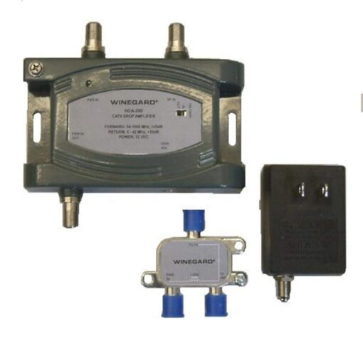 Winegard HDA-200 Distribution Amplifier Adjustable Gain 5-1000 MHz 24dB