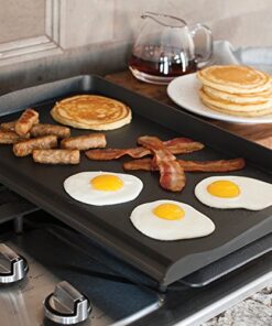 Alternative view of Nordic Ware 2 Burner Backsplash Griddle, Nonstick Double Burner