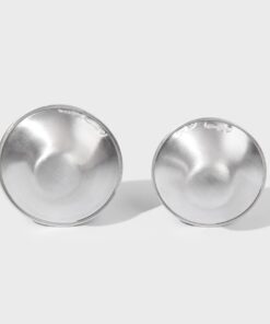 SILVERETTE The Original Silver Nursing Cups, Silverettes Metal Nipple Covers for Breastfeeding, Nursing Shield, 925 Silver Nipple Cover Guards, Soothe and Protect Sore Nipples -Made in Italy Regular 19 51yCq3bB dL