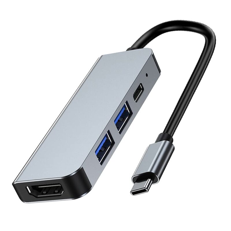 Catalog 3 QCEs USB C Hub, USB C to HDMI Multiport Adapter 4K Video USB 3.0 Port, PD Charging for Portable Dock Compatible with MacBook iPhone 15 Pro, Samsung Dex, Nintendo Switch