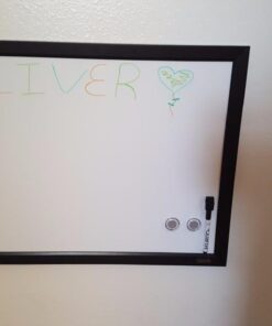 Quartet Magnetic Whiteboard, 17 x 23 inches White Board, Dry Erase Board, Black Frame (MWDW1723M-BK) 35 51yFAZvuxnL